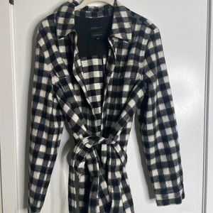 Checkered Talbots Coat L